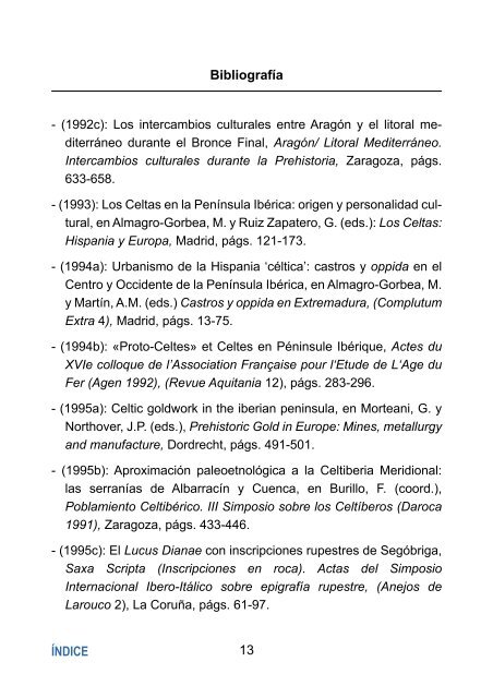 Los celtíberos - Publicaciones de la Universidad de Alicante