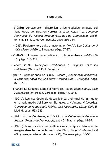 Los celtíberos - Publicaciones de la Universidad de Alicante