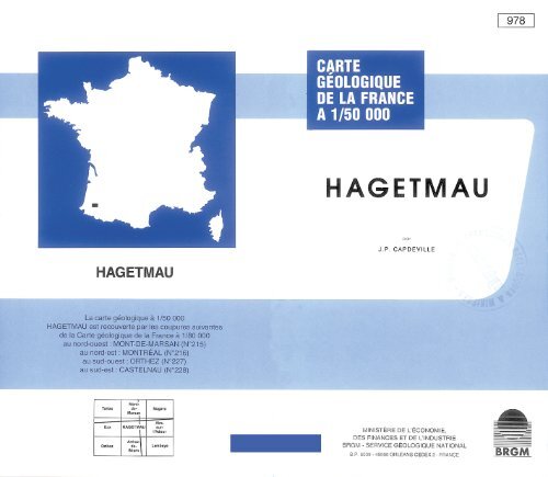 Notice de la carte géologique d'Hagetmau (0978) - SIGES Aquitaine ...