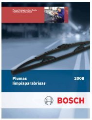 Plumas limpiaparabrisas 2008 - Bosch