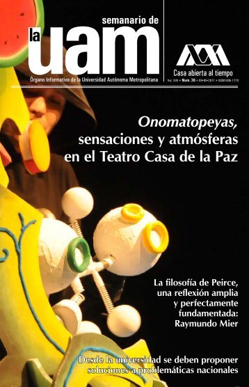 Onomatopeyas, sensaciones y atmósferas en el Teatro Casa - UAM ...