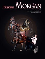 June/July/Aug 2012 - Canadian Morgan Horse Association