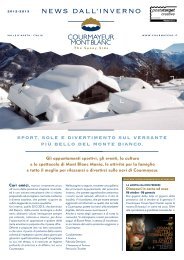 news dall'InVeRnO - Comune di Courmayeur