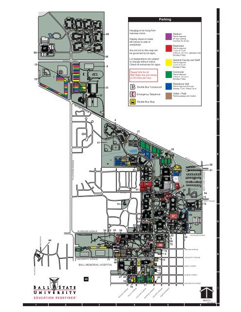 Campus Parking Map