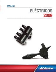 catálogo eléctricos 2009 - Acdelco.mx