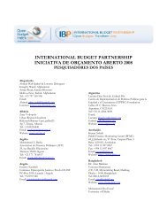 Researcher-Contact-List-2008-Portuguese - International Budget ...