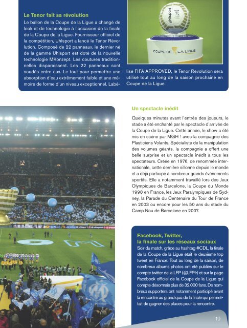 2011/2012 - Rapport d'activité de la LFP (7,6 Mo) - Ligue de Football ...