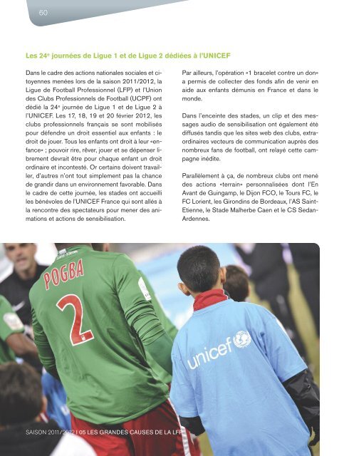 2011/2012 - Rapport d'activité de la LFP (7,6 Mo) - Ligue de Football ...