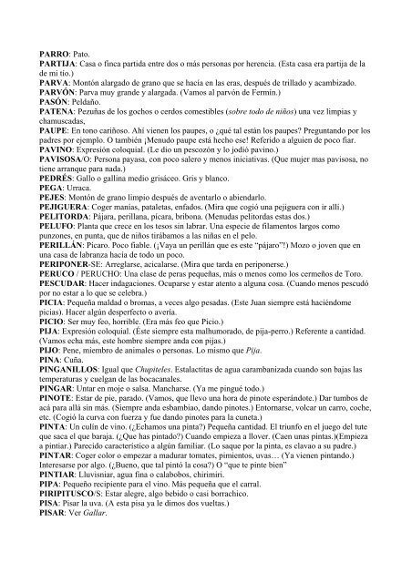 Vocabulario y Toponimia de Algodre. - Furmientu