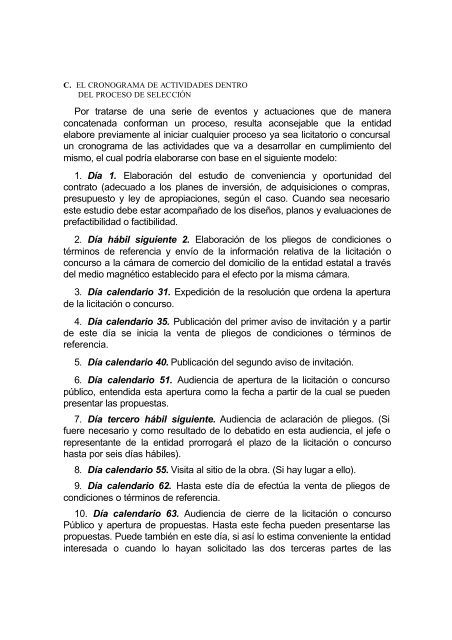 MANUAL DE PROCEDIMIENTO DE LA CONTRATACIÓN ESTATAL