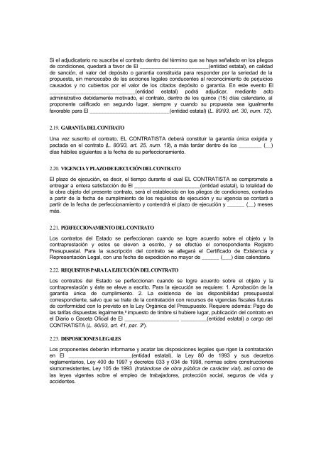 MANUAL DE PROCEDIMIENTO DE LA CONTRATACIÓN ESTATAL