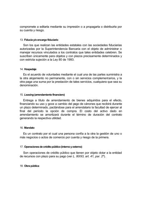 MANUAL DE PROCEDIMIENTO DE LA CONTRATACIÓN ESTATAL