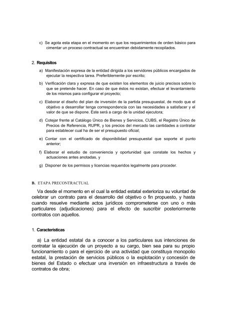 MANUAL DE PROCEDIMIENTO DE LA CONTRATACIÓN ESTATAL