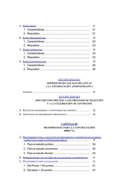 MANUAL DE PROCEDIMIENTO DE LA CONTRATACIÓN ESTATAL