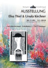 Elisa Thiel - Künstlerbund Stuttgart