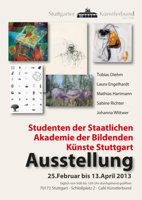 Studenten der Staatlichen Akademie der Bildenden Künste Stuttgart