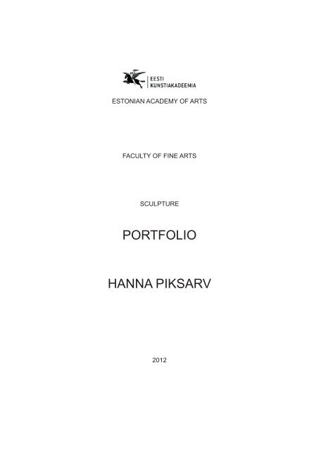 HANNA PIKSARV PORTFOLIO