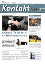 Gehäuse für die Bosch- Kraftfahrzeugtechnik - kuepper-gruppe.de