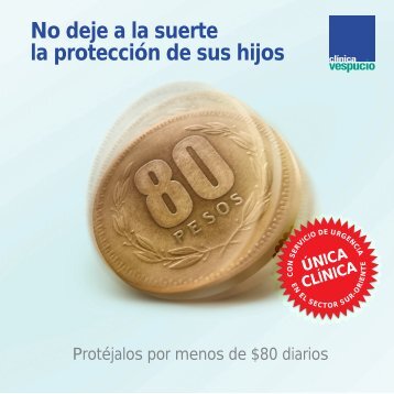 No deje a la suerte la protección de sus hijos - Clínica Vespucio