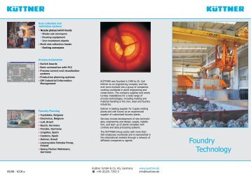 Foundry Technology - Küttner - Engineering and Contracting