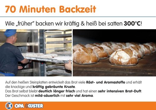 erfahren Sie alles über OPA KÜSTER - Bäckerei Küster GmbH