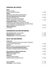 Speisekarte 2012 - Kuffler Gastronomie München.