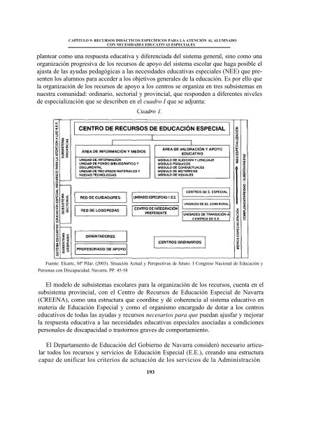 presente y futuro - Educación Especial