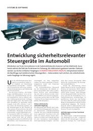Artikel von Roland Papst in Automobil-Elektronik August/2007