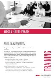 Training Agile in Automotive (PDF) - KUGLER MAAG CIE GmbH