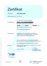 Zertifikat - Rolf Kuhn GmbH