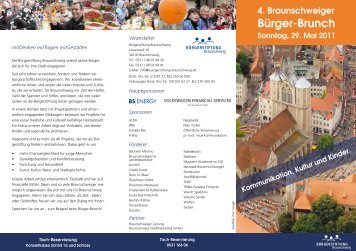 Bürger-Brunch - bei der Bürgerstiftung Braunschweig