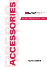 for Fire Protection Glazing - Rolf Kuhn GmbH