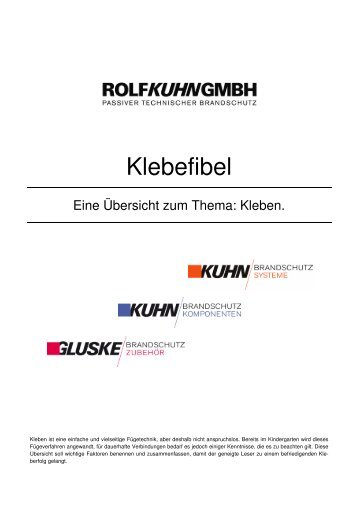 Klebefibel _end_ - Rolf Kuhn GmbH