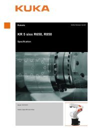 KR 5 sixx R650, R850 - KUKA Roboter