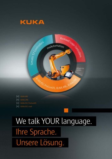 We talk your language. Ihre Sprache. unsere LÃ¶sung. - KUKA Robotics