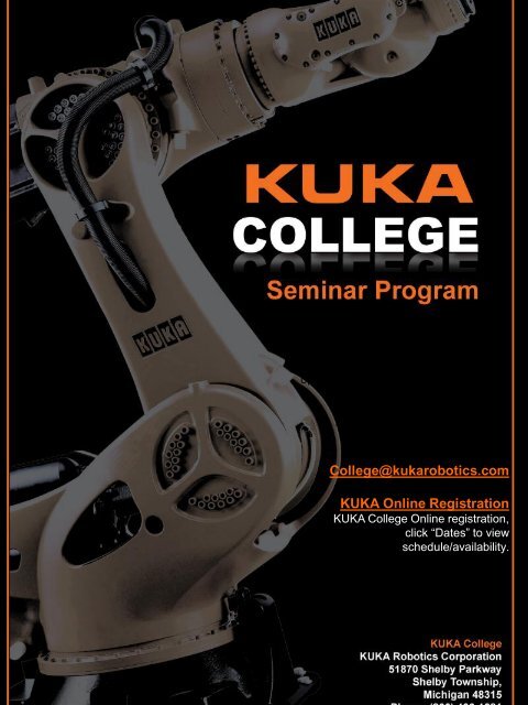 trappe Agent Rejse Seminar Program (PDF) - KUKA Robotics