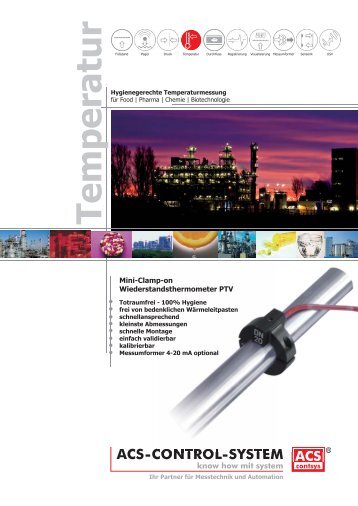 Temperatur - ACS-CONTROL-SYSTEM Gmbh