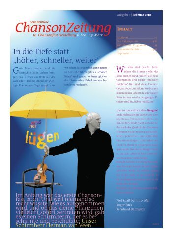 ChansonZeitung - Kulturfenster eV