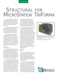 STRUCTURAL FOR MICROSTATION TRIFORMA