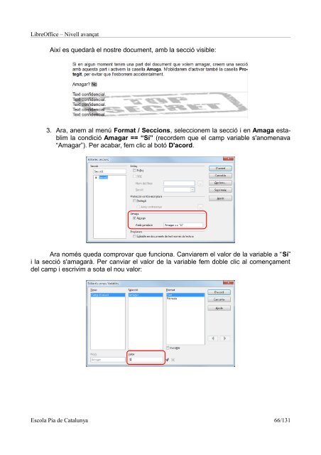 LibreOffice II: Nivell avançat - Programari lliure i recursos formatius ...