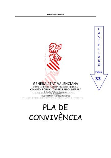 pla de convivencia ceip castellar oliveral generalitat valenciana