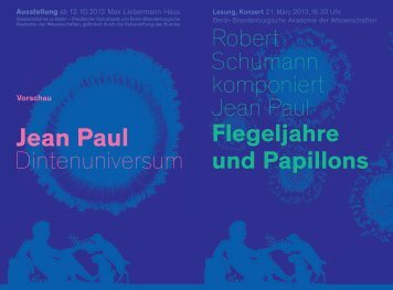 Jean Paul Schumann.pdf - Berlin-Brandenburgische Akademie der ...