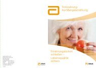 Trinknahrung bei Mangelernährung ... - Abbott GmbH & Co. KG