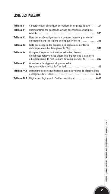 Guide de reconnaissance des types écologiques - Ministère des ...