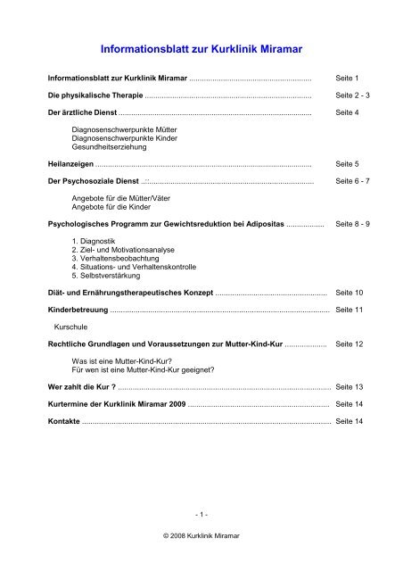 NEUE Infos zur Kurklinik-PDF-Datei - Kurkliniken.de