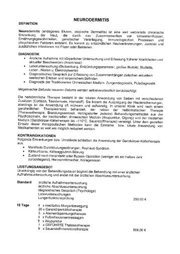 Neurodermitis-PDF-Datei - Kurkliniken.de