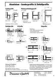 Sonderprofile - Diessner GmbH