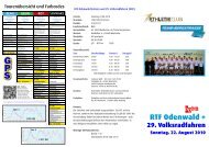 RTF Odenwald + - Athletik Club 1892 Weinheim eV