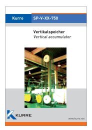 Kurre Vertikalspeicher Vertical accumulator SP-V-XX-750