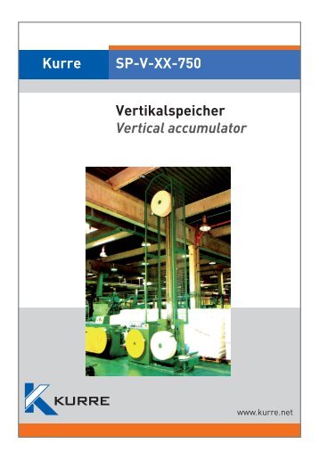 Kurre Vertikalspeicher Vertical accumulator SP-V-XX-750